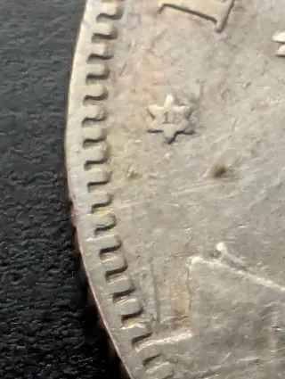 Moneda España 2 pesetas 1870*74 plata