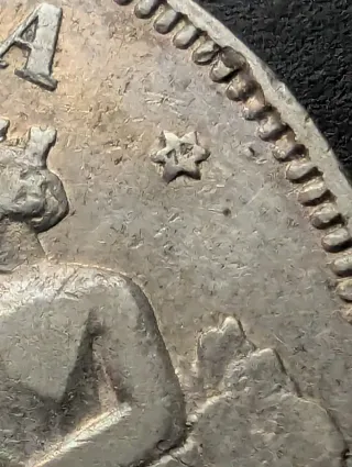 Moneda España 2 pesetas 1870*74 plata