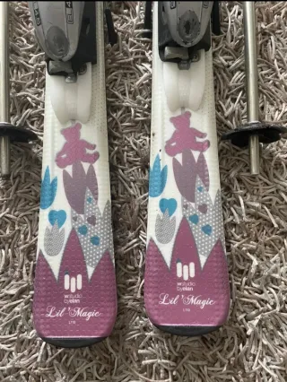 Conjunto Esquís, Bastones y Botas Niños