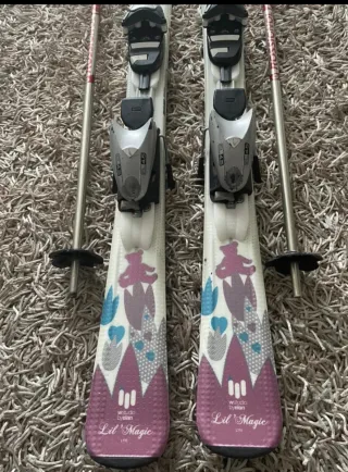Conjunto Esquís, Bastones y Botas Niños