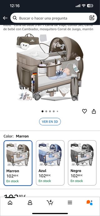 Cuna de bebé 5 en 1 KIDIZ