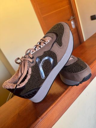 Bambas DUUO Talla 40 Marrón/Verde Oliva