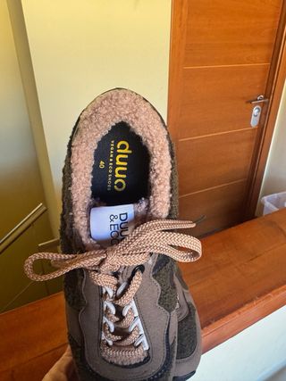 Bambas DUUO Talla 40 Marrón/Verde Oliva