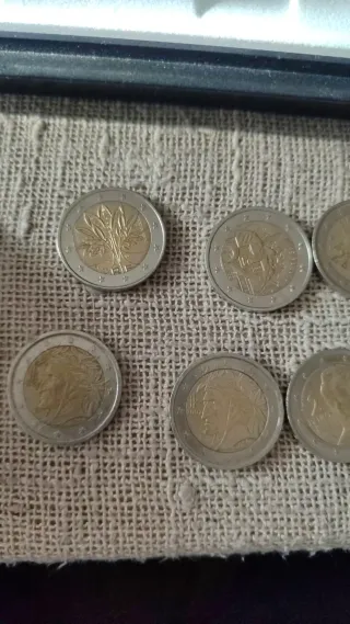 Monedas 2 euros conmemorativas para coleccionista