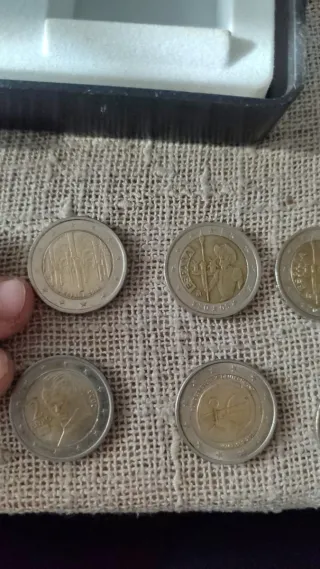 Monedas 2 euros conmemorativas para coleccionista