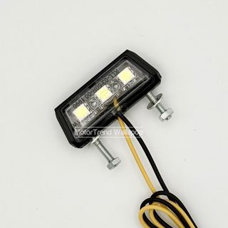 Luz matrícula led homologada blanca