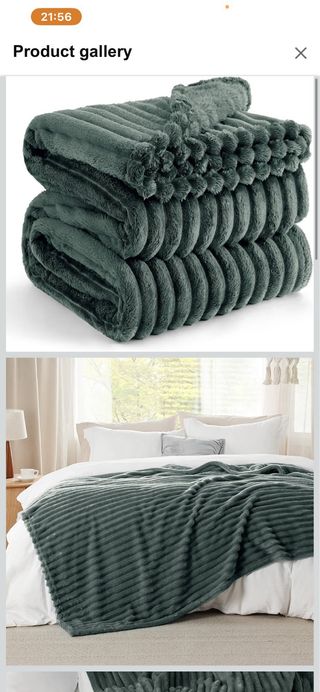 Manta de lana para cama 220x240cm