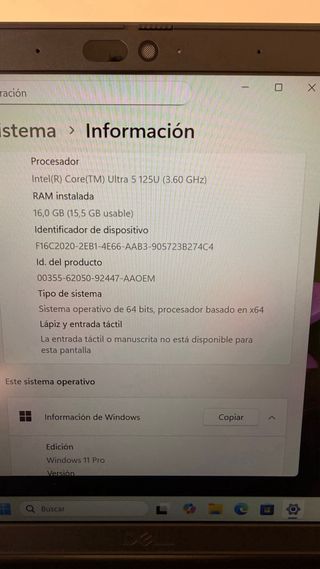 Portátil Dell Gris/Negro