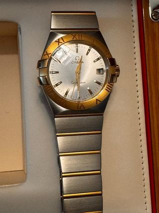 Reloj Omega Constellation Oro y Acero Inoxidable