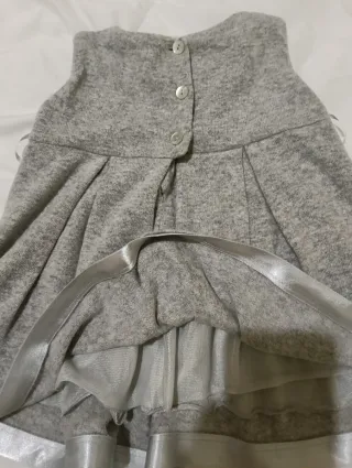 Abito bimba 9/12 mesi grigio