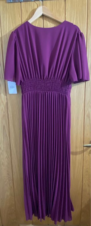 Vestido midi fiesta buganvilla