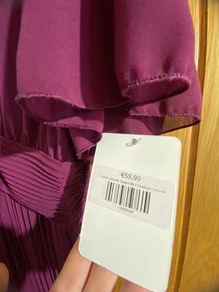 Vestido midi fiesta buganvilla