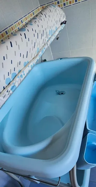 Bañera y cambiador Chicco Cuddle & Bubble