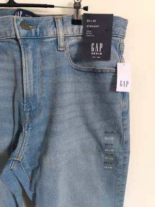 Pantalón vaquero Gap Straight 33x32 nuevo