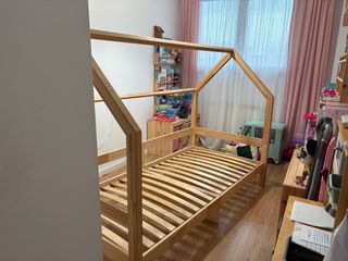 Cama infantil madera casa
