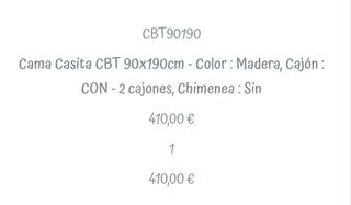 Cama infantil madera casa