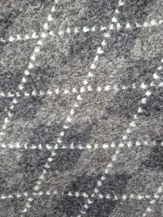 Chaleco Zara rombos gris