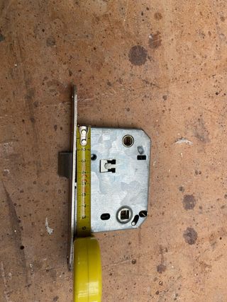 Picaporte Petaca Niquelado 90mm