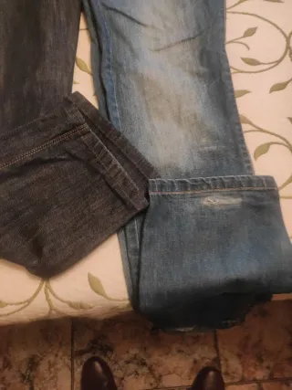 2 Vaqueros Talla 44