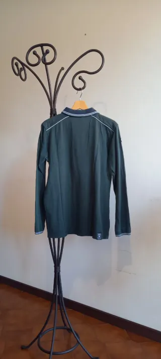 Maglione uomo manica lunga verde