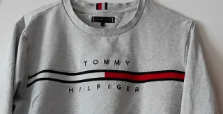 Sudadera Tommy Hilfiger Gris Claro Talla XS