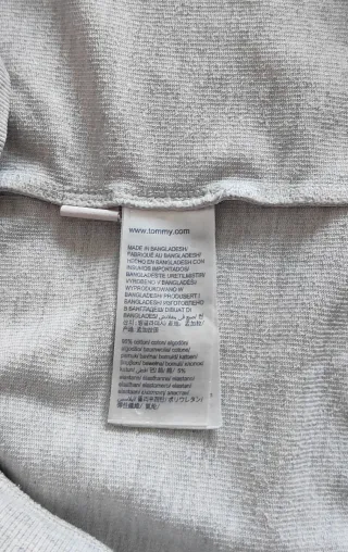 Sudadera Tommy Hilfiger Gris Claro Talla XS