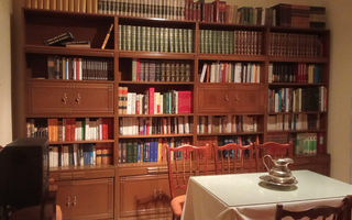 Librería despacho 4 cuerpos 6 alturas