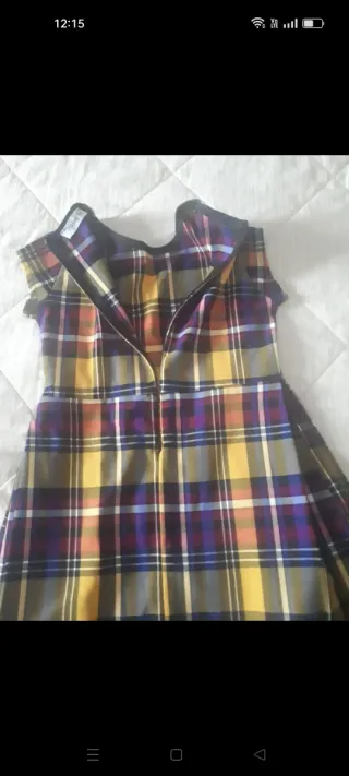 Vestitino bambina fantasia scozzese