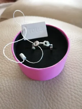 Anillo Tous Plata Nuevo talla 12