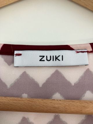 Blusa ZUIKI donna fantasia zig-zag pois