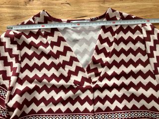 Blusa ZUIKI donna fantasia zig-zag pois