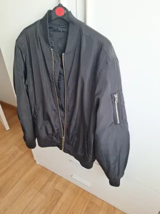 Chaqueta Bomber C&A Negra