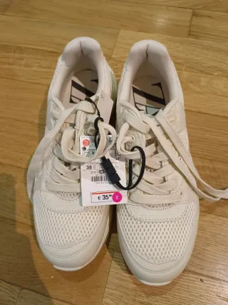 Zapatillas Zara Beige Talla 38