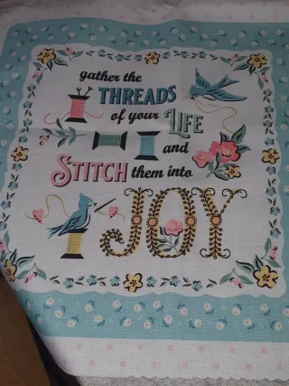 Panel patchwork Gratitud Amor Amistad