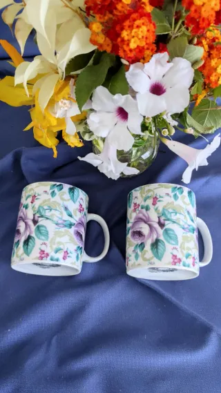 Tazones "SPODE" COPELAND.  2Tazas Desayuno, grande