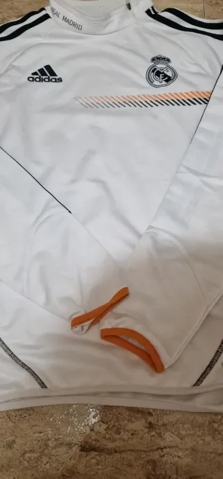 Sudadera Real Madrid Adidas Blanca