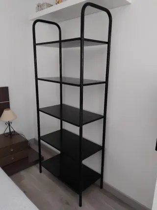 Librería Estantería Negra