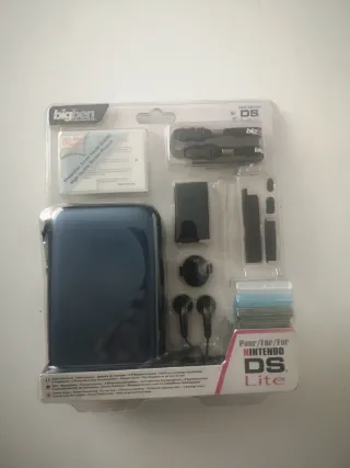Kit Accesorios Nintendo DS Lite Azul Bigben
