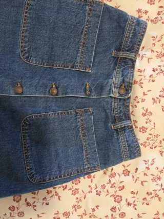 Minifalda vaquera Zara A-line