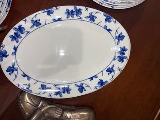 Vajilla Vista Alegre Porcelana Azul y Blanca