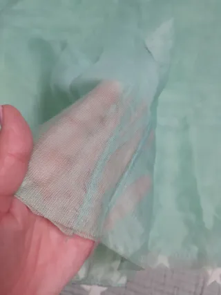 Falda larga tul verde agua Talla S/M