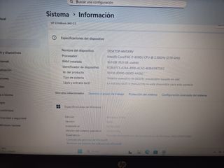 Portátil HP EliteBook Core i7