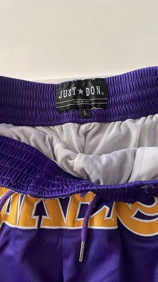 Pantalones Cortos Baloncesto Lakers Morado