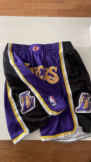 Pantalones Cortos Baloncesto Lakers Morado