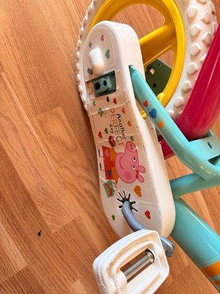Bicicleta Peppa Pig Azul y Rosa