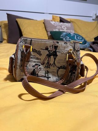 Bolso de mano con estampado