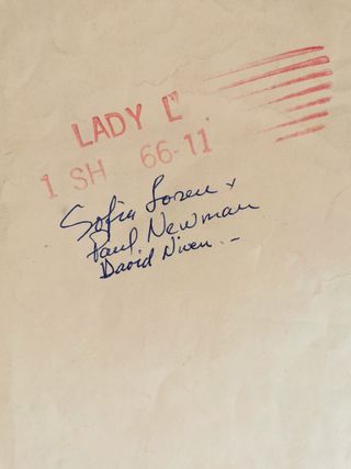 Cartel Película Lady L Sophia Loren Paul Newman