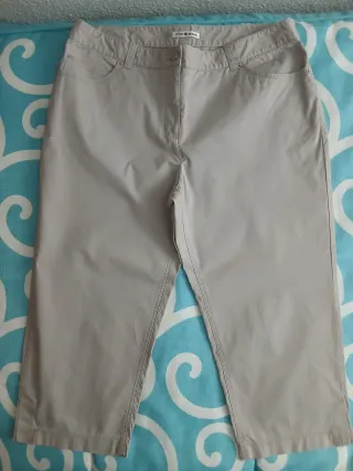 Pantalón beige mujer talla 46