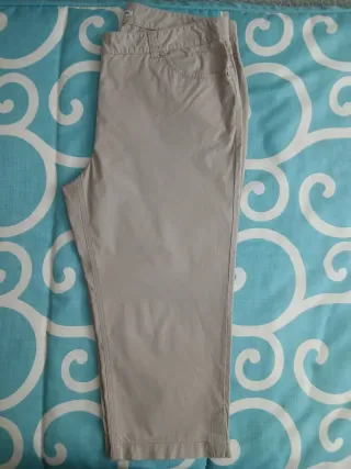 Pantalón beige mujer talla 46
