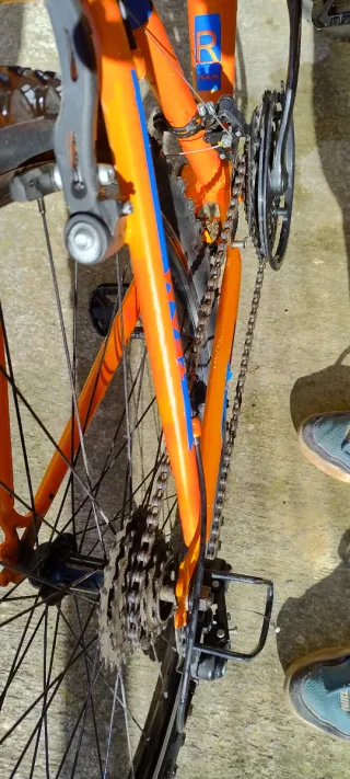 Bicicleta de montaña TEAM naranja